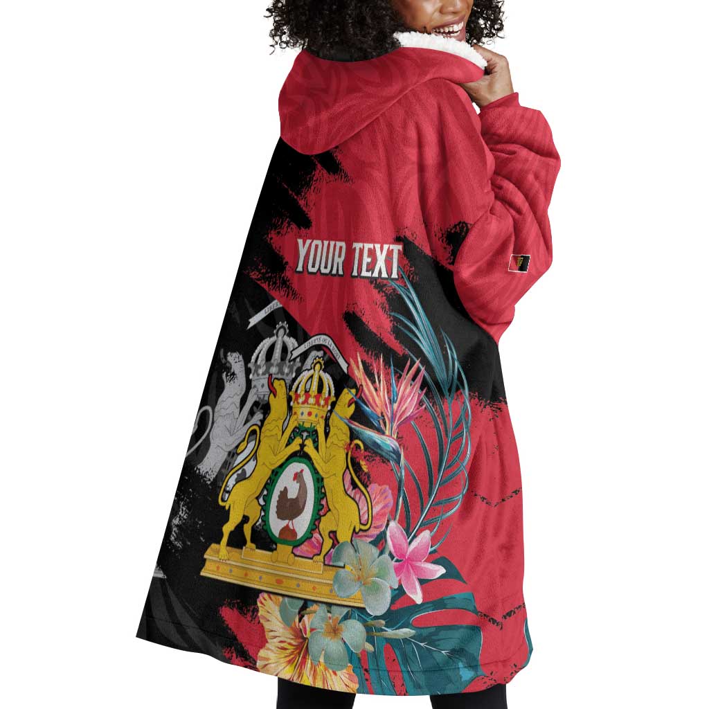 Personalized First Empire of Haiti 1804-1806 Wearable Blanket Hoodie Liberté ou la Mort! LT15
