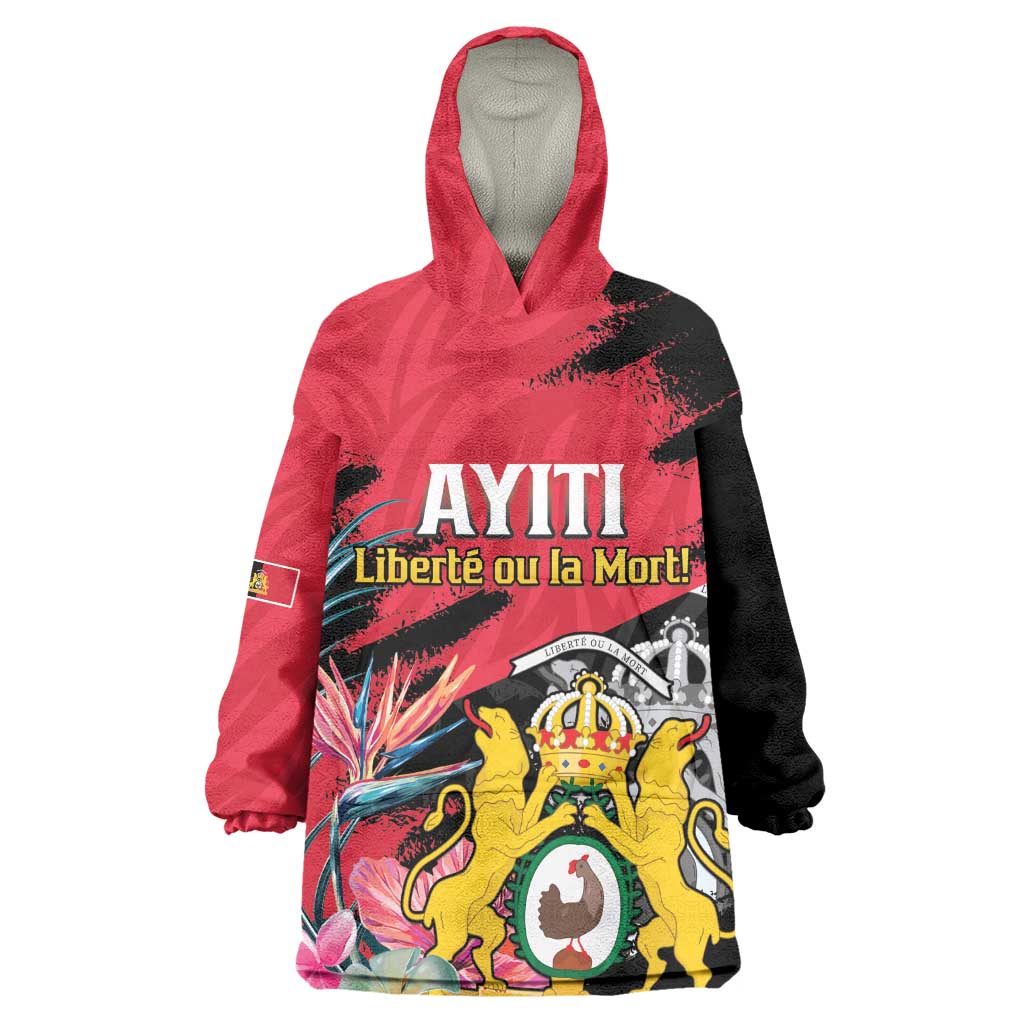 Personalized First Empire of Haiti 1804-1806 Wearable Blanket Hoodie Liberté ou la Mort! LT15
