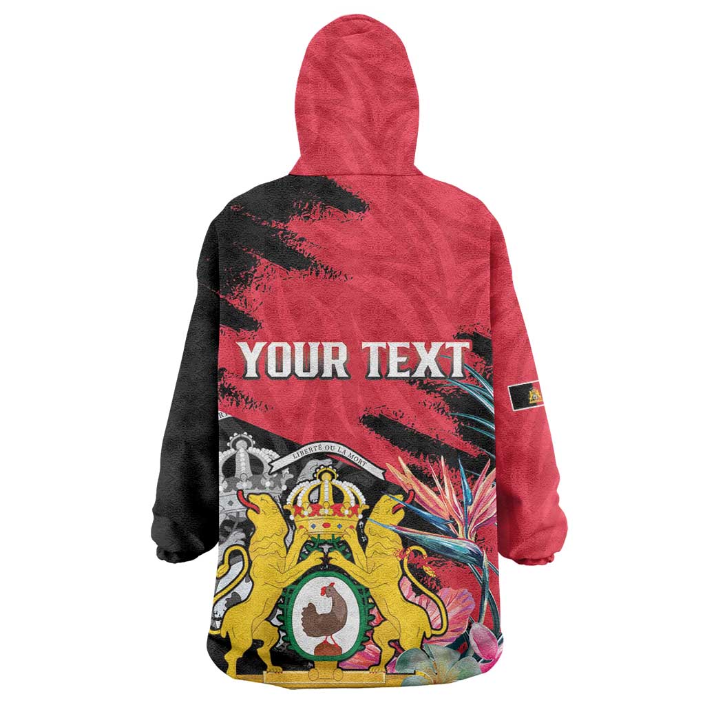Personalized First Empire of Haiti 1804-1806 Wearable Blanket Hoodie Liberté ou la Mort! LT15