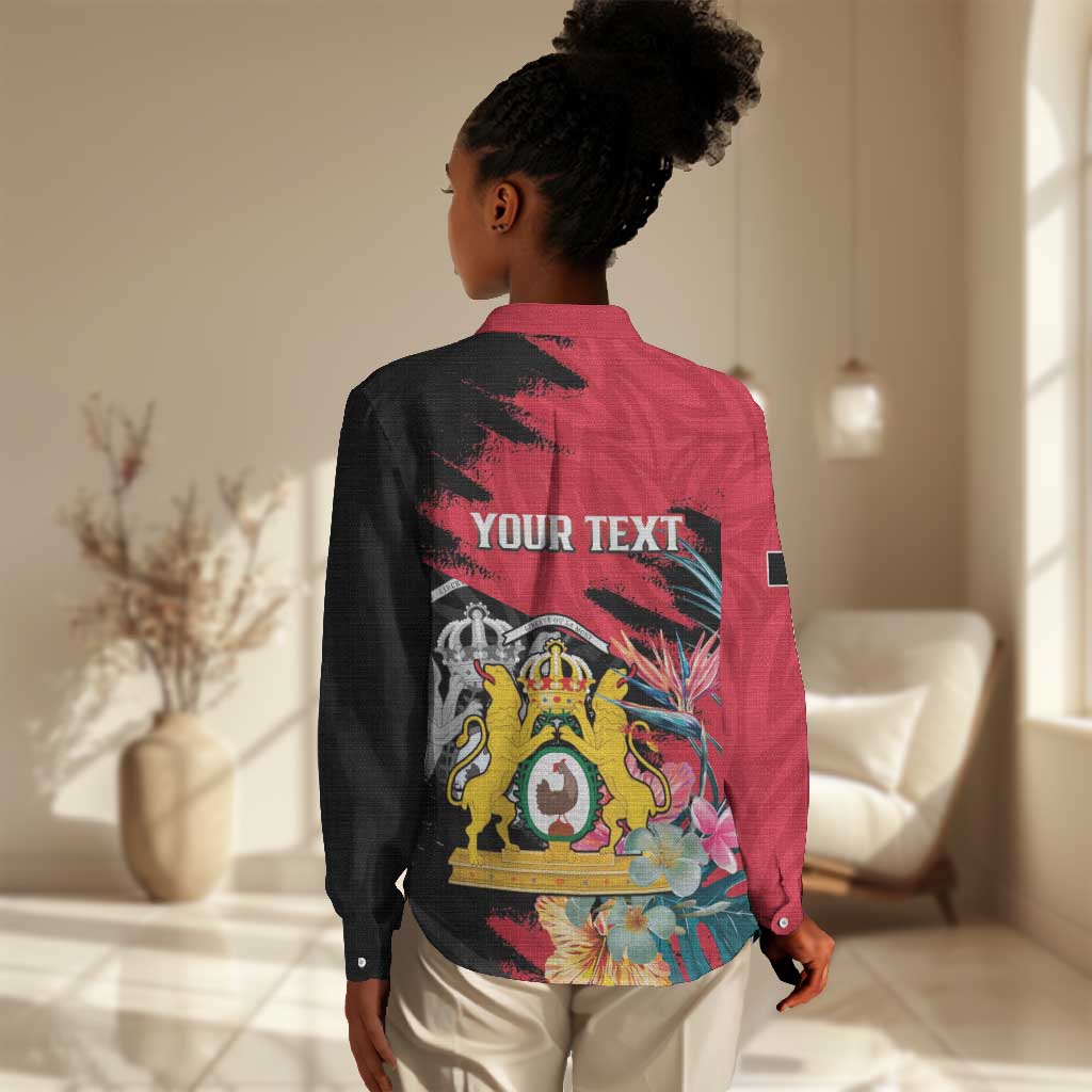 Personalized First Empire of Haiti 1804-1806 Women Casual Shirt Liberté ou la Mort! LT15