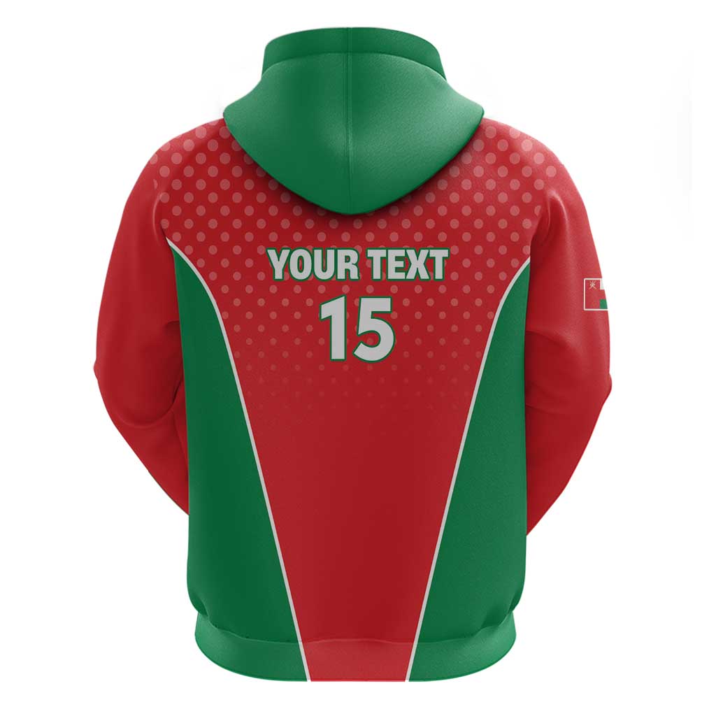 Custom Oman Cricket Hoodie We Are Champions LT15