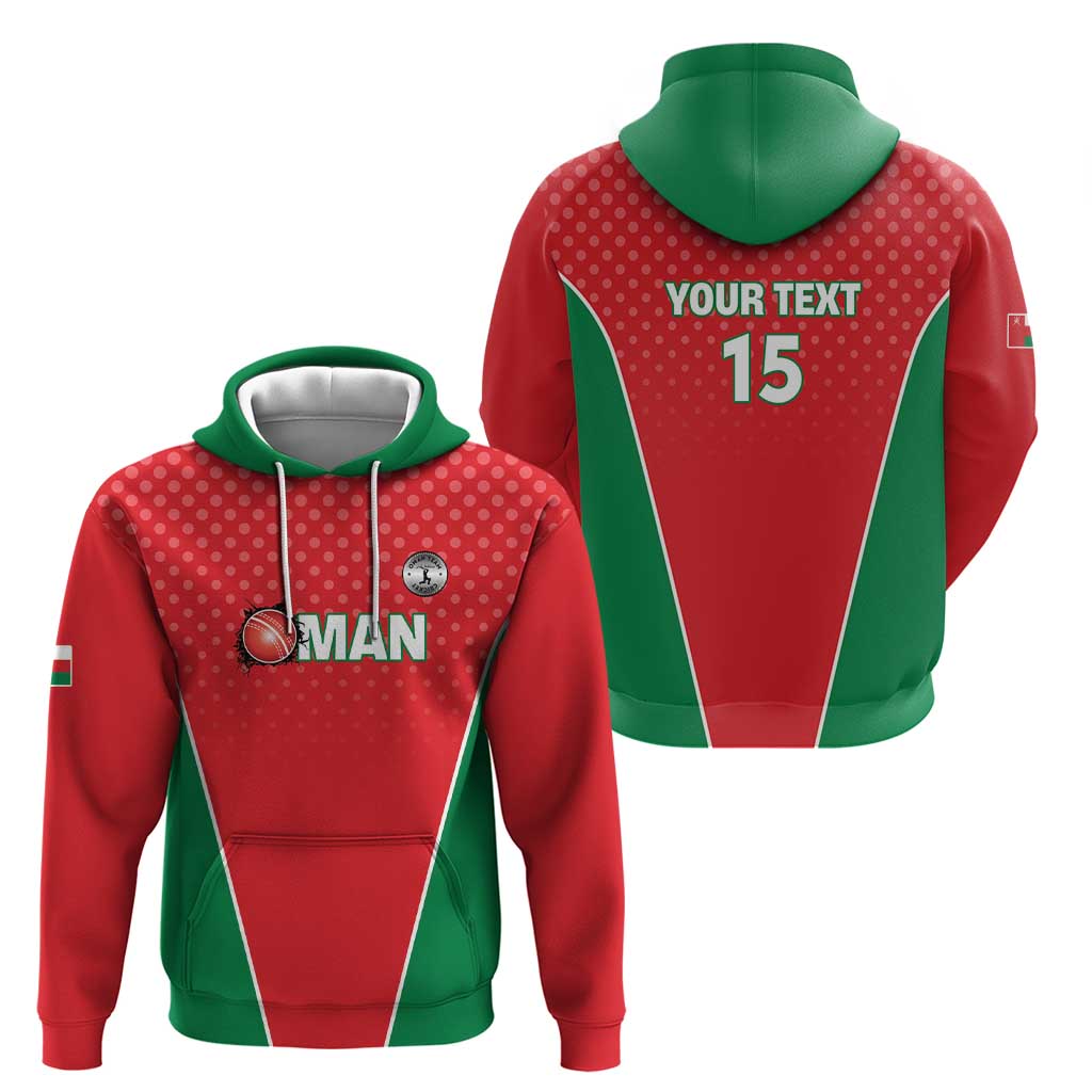 Custom Oman Cricket Hoodie We Are Champions LT15