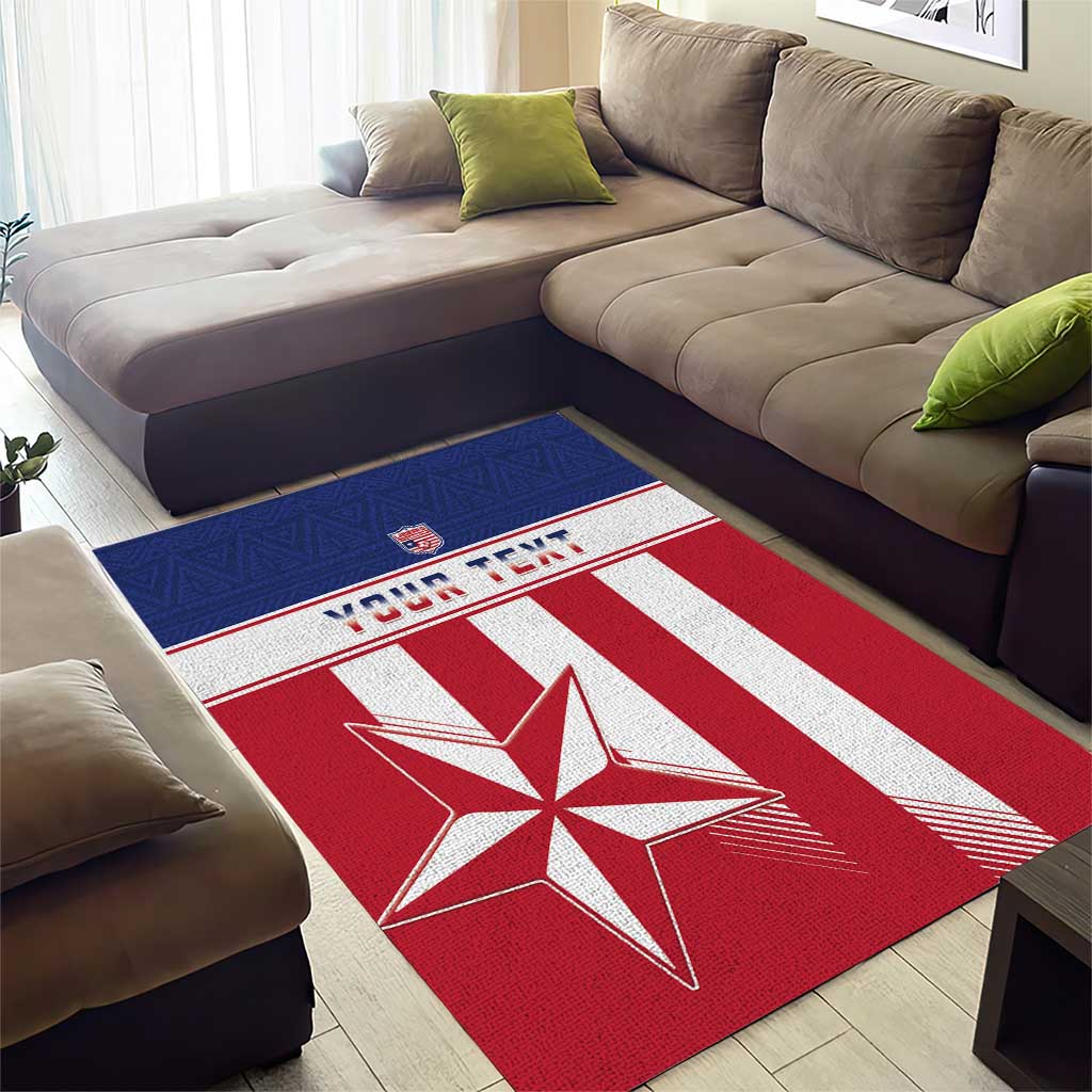 Custom Liberia Football Area Rug Sporty Style LT15