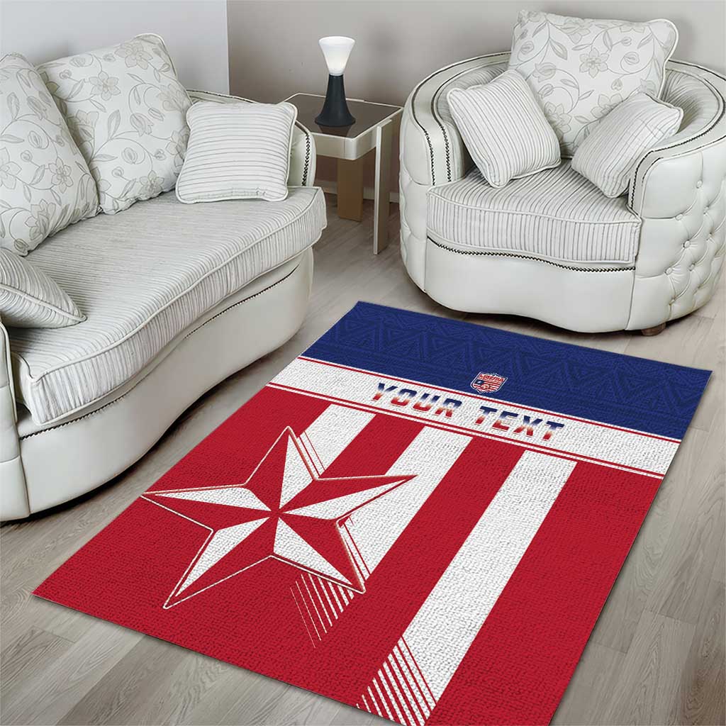 Custom Liberia Football Area Rug Sporty Style LT15