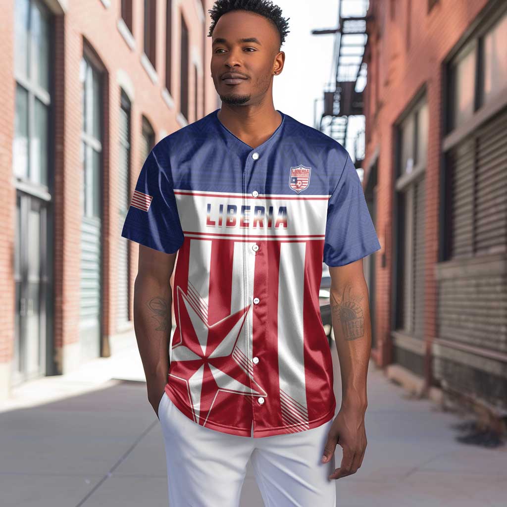 Custom Liberia Football Baseball Jersey Sporty Style LT15