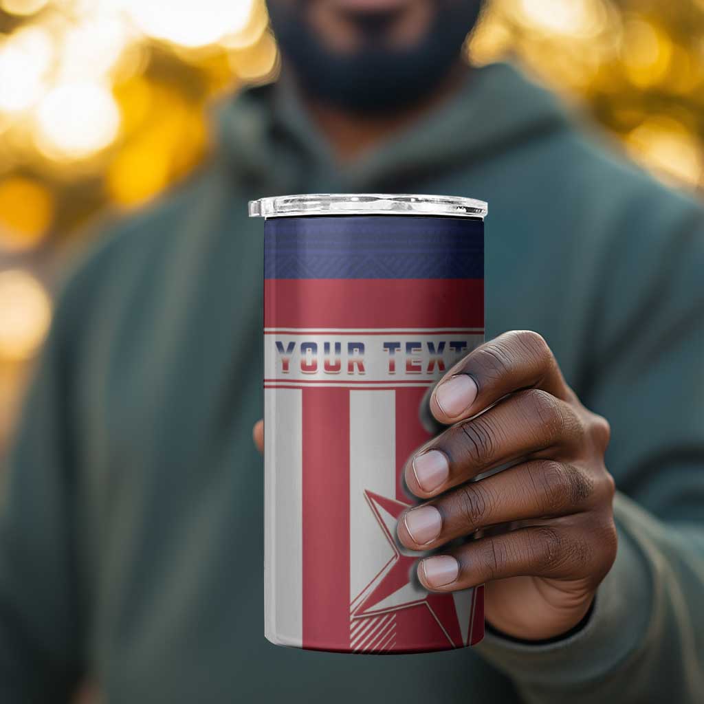 Custom Liberia Football 4 in 1 Can Cooler Tumbler Sporty Style LT15