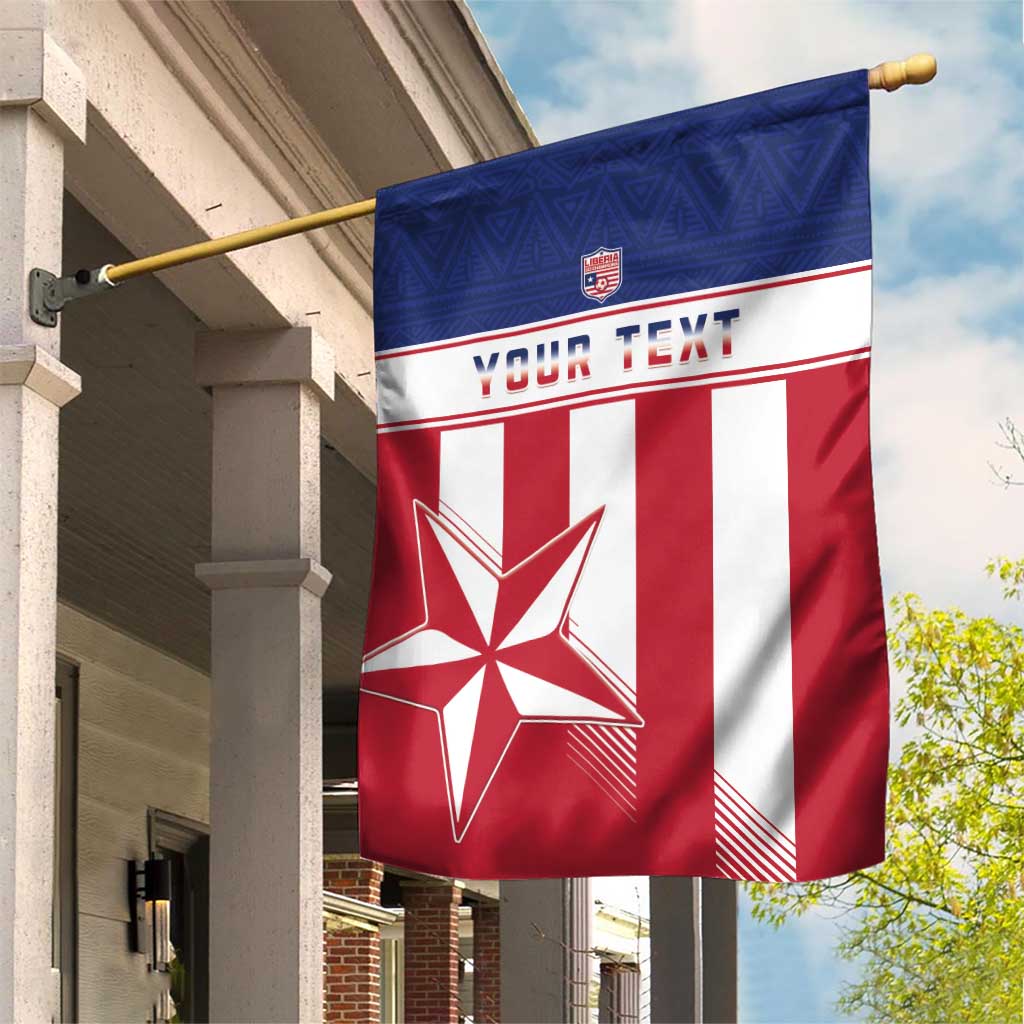 Custom Liberia Football Garden Flag Sporty Style LT15