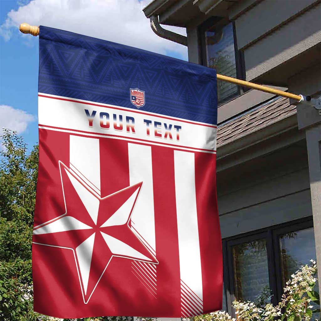Custom Liberia Football Garden Flag Sporty Style LT15