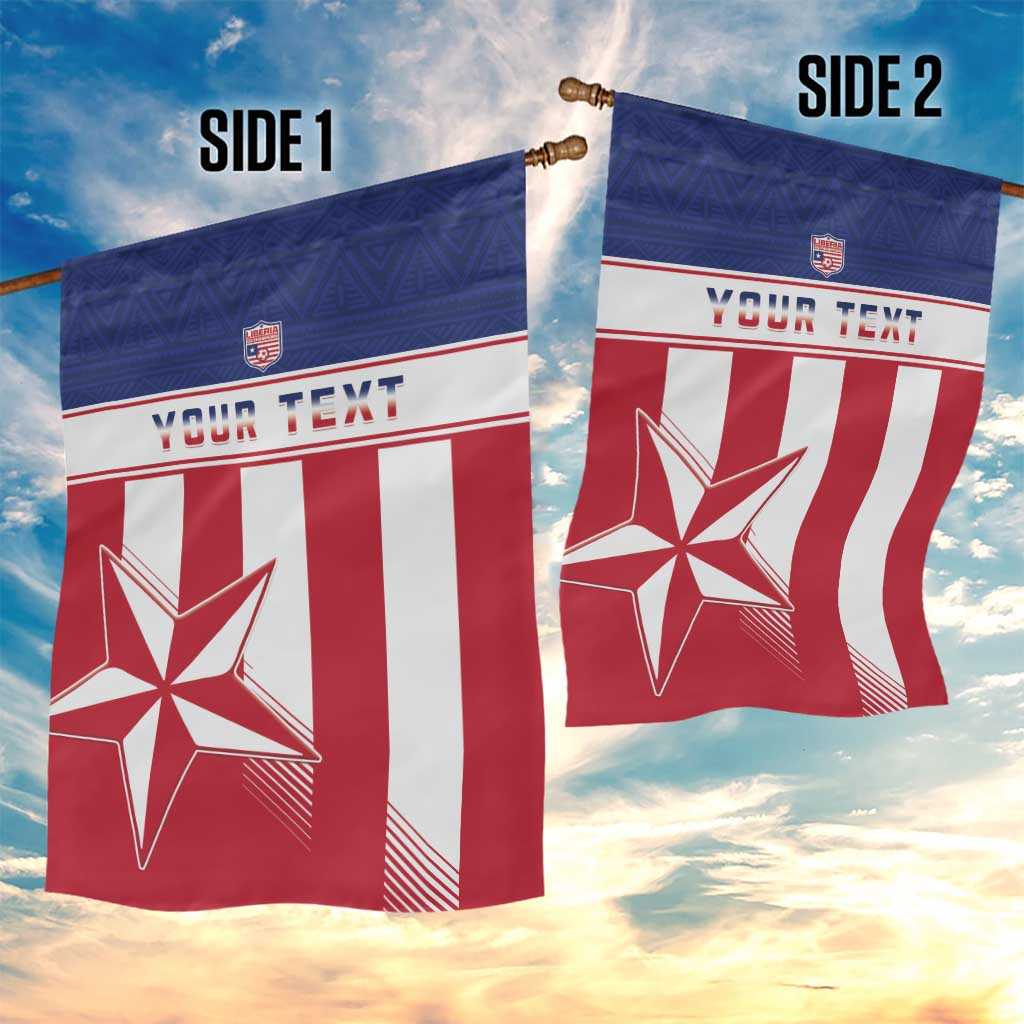 Custom Liberia Football Garden Flag Sporty Style LT15