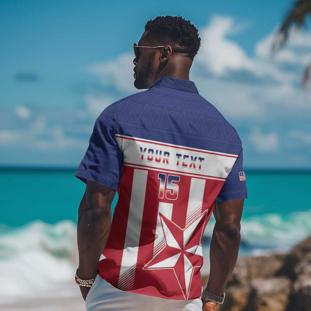 Custom Liberia Football Hawaiian Shirt Sporty Style LT15