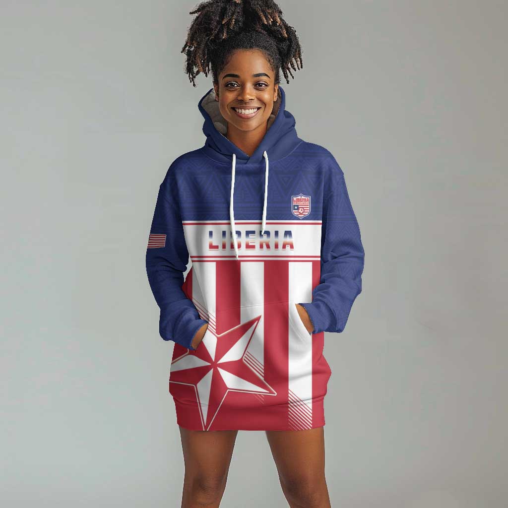 Custom Liberia Football Hoodie Dress Sporty Style LT15
