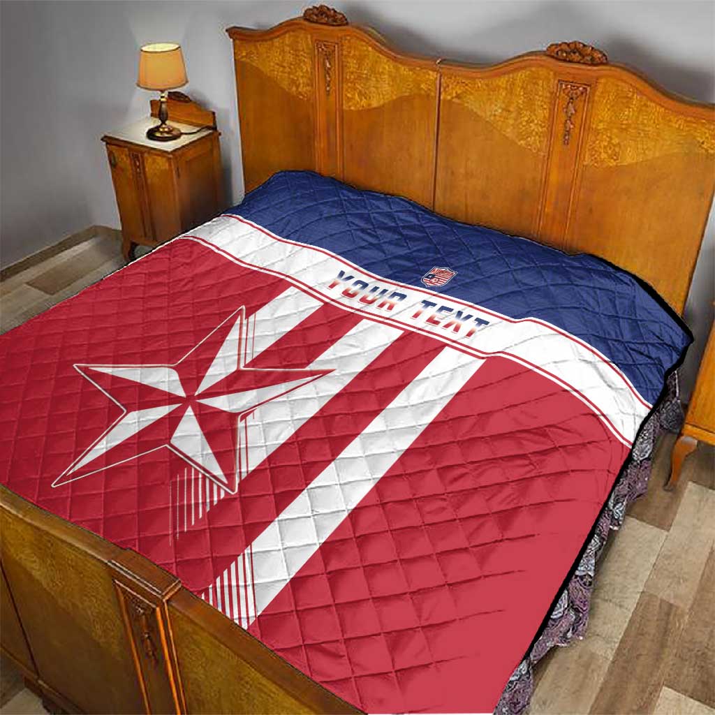 Custom Liberia Football Quilt Sporty Style LT15