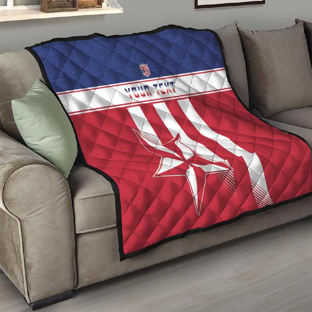 Custom Liberia Football Quilt Sporty Style LT15
