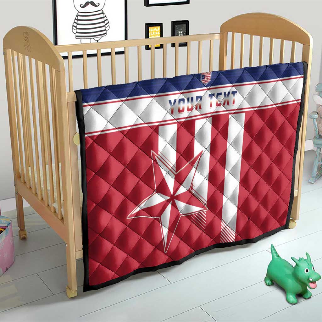 Custom Liberia Football Quilt Sporty Style LT15