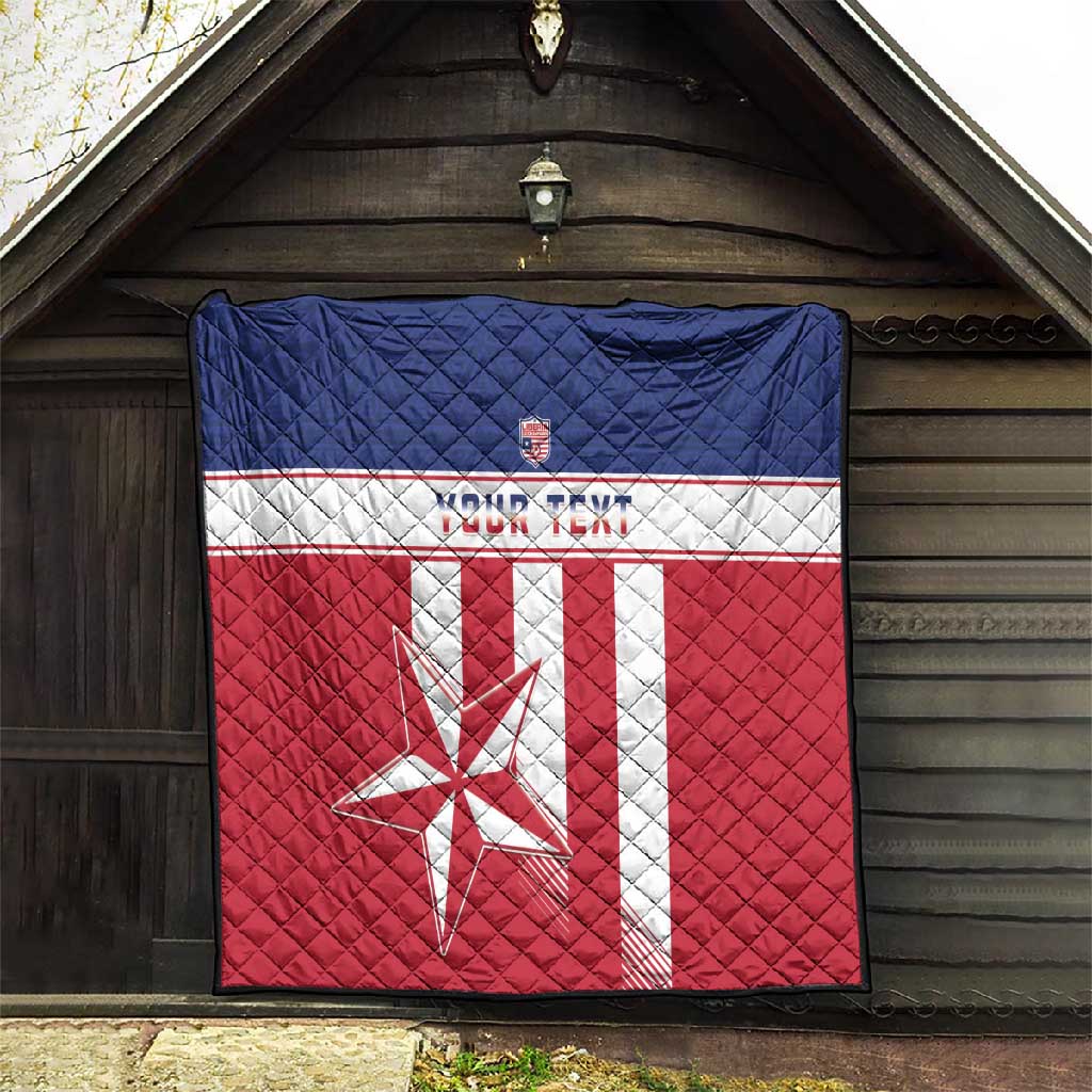 Custom Liberia Football Quilt Sporty Style LT15