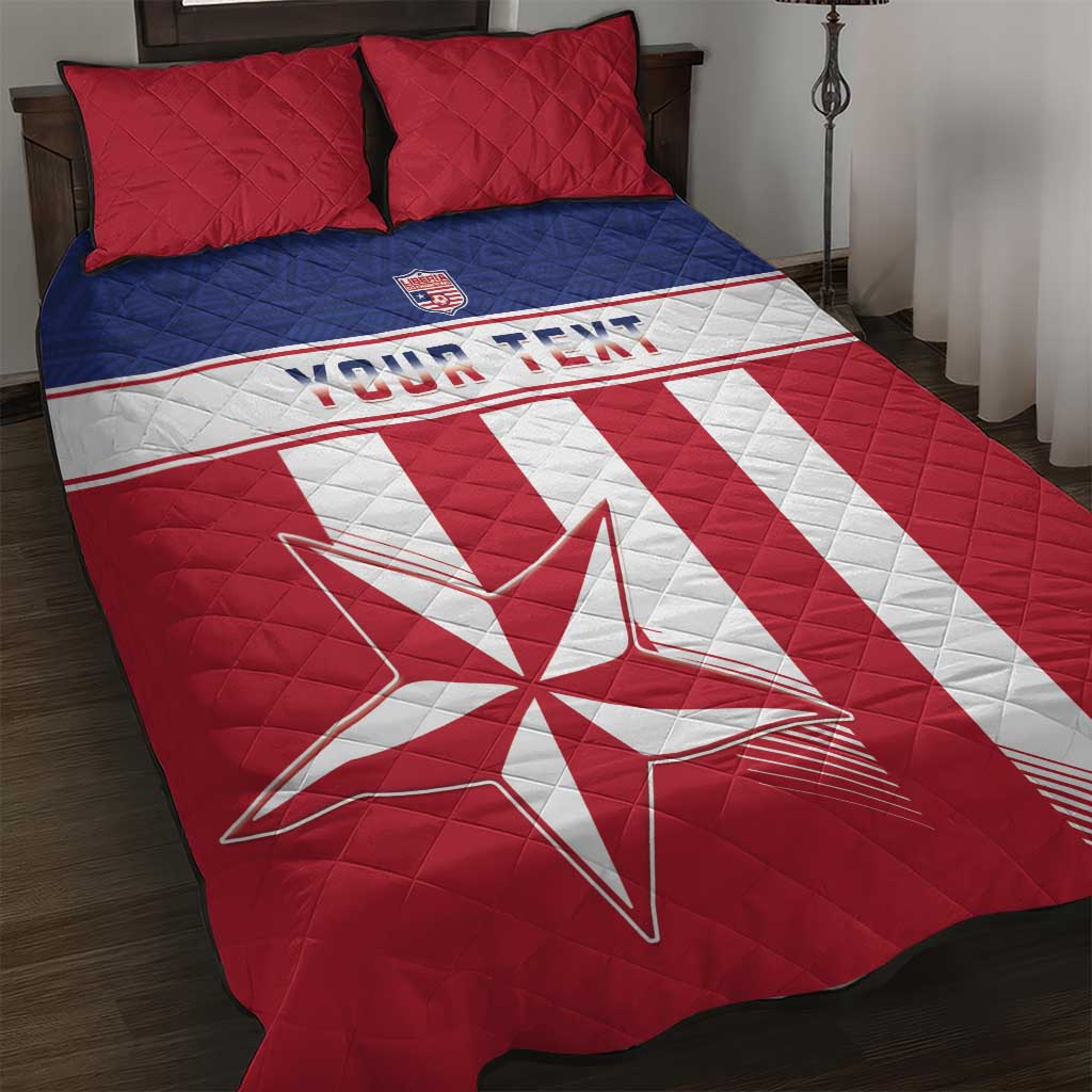 Custom Liberia Football Quilt Bed Set Sporty Style LT15