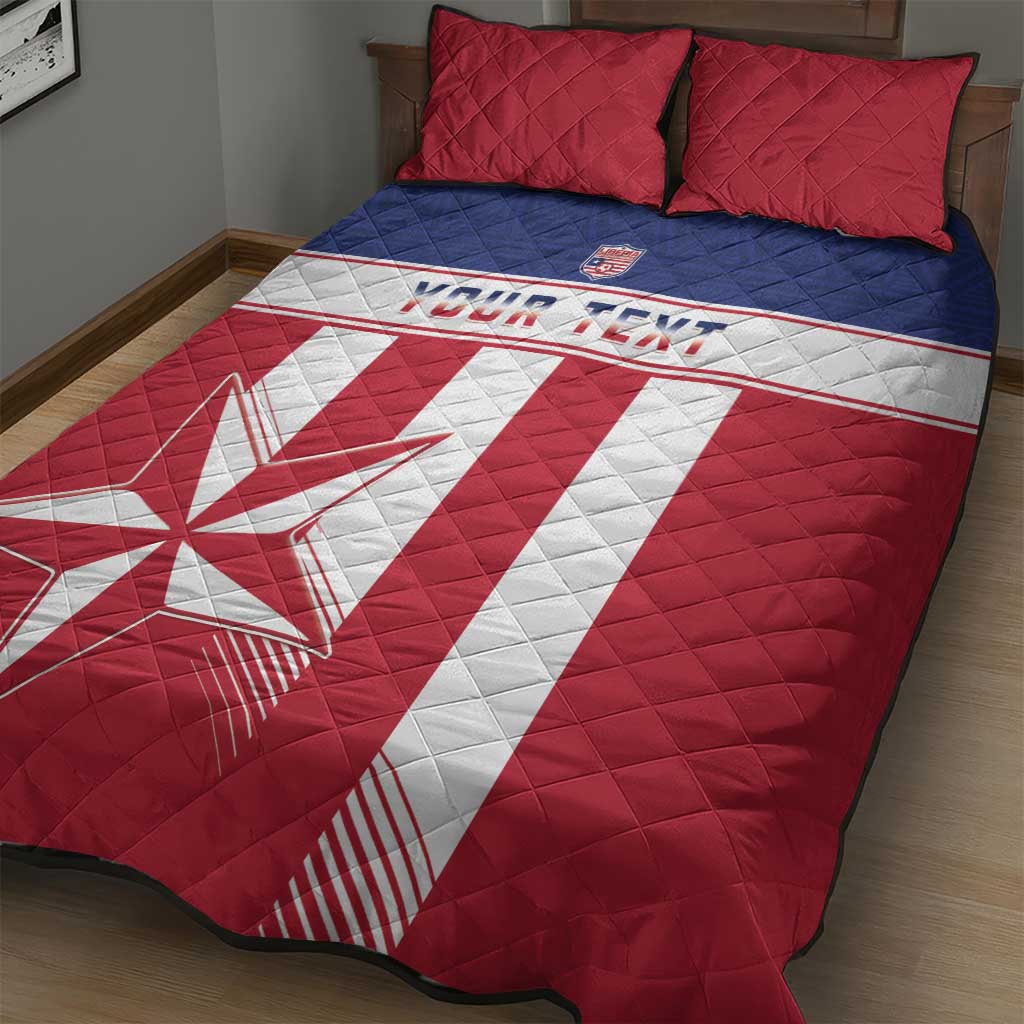 Custom Liberia Football Quilt Bed Set Sporty Style LT15