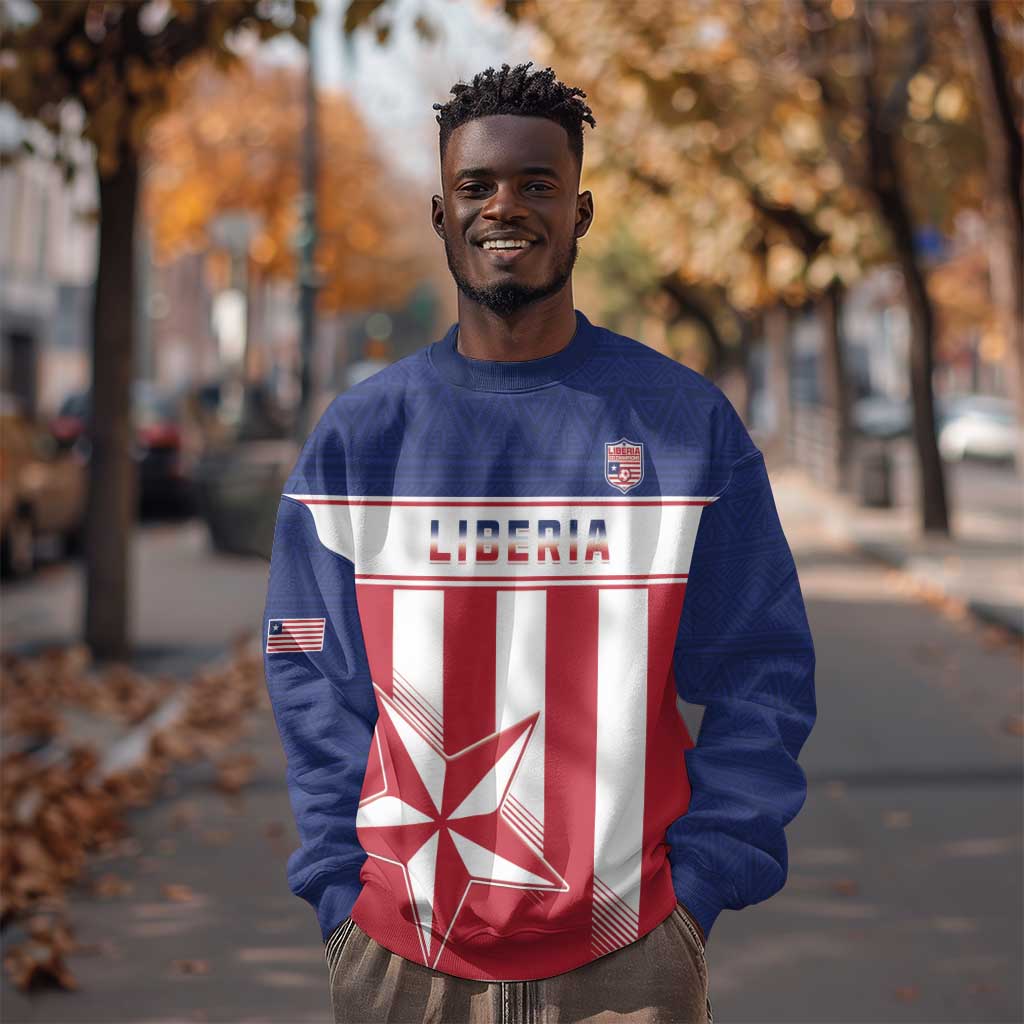 Custom Liberia Football Sweatshirt Sporty Style LT15
