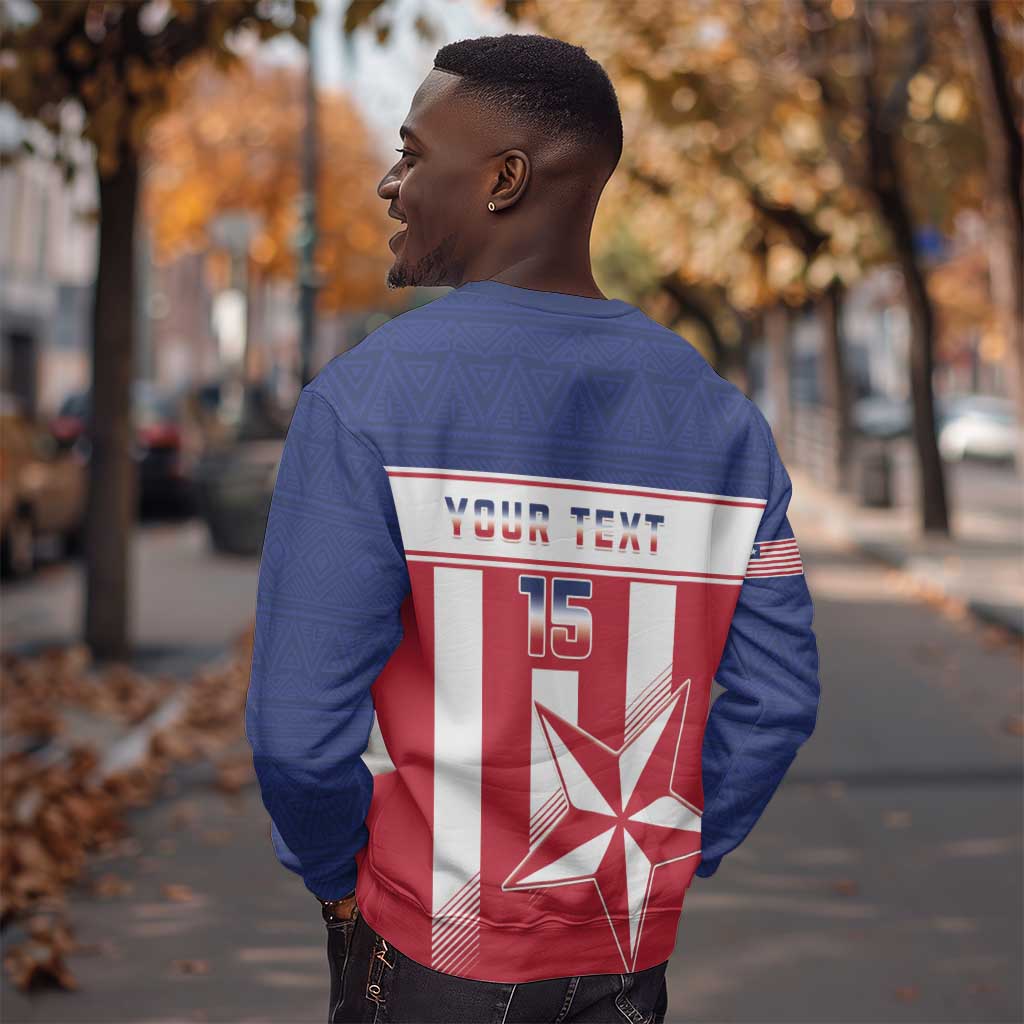 Custom Liberia Football Sweatshirt Sporty Style LT15