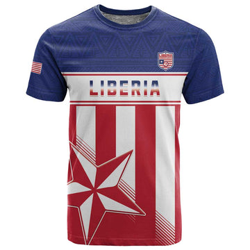 Custom Liberia Football T shirt Sporty Style LT15