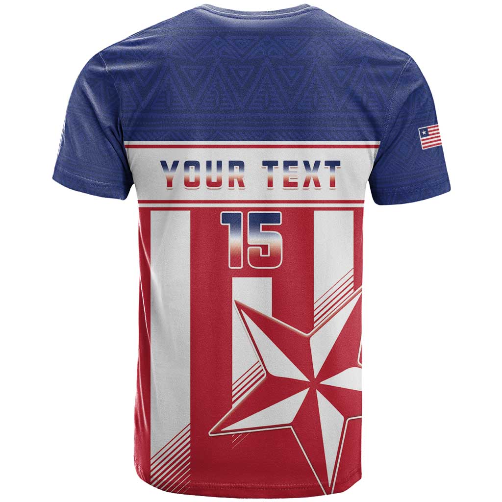 Custom Liberia Football T shirt Sporty Style LT15