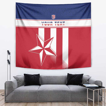 Custom Liberia Football Tapestry Sporty Style LT15