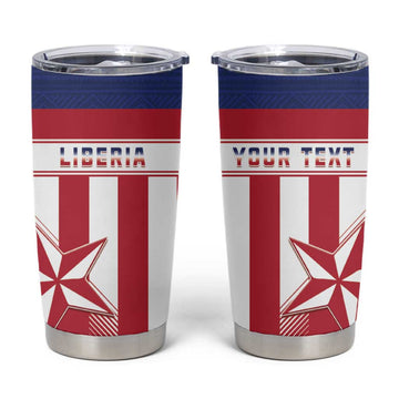 Custom Liberia Football Tumbler Cup Sporty Style LT15