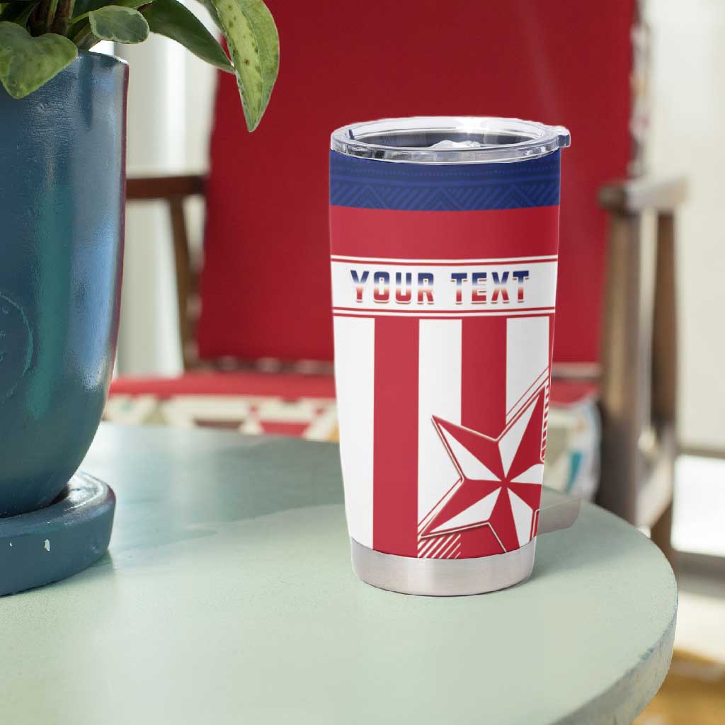 Custom Liberia Football Tumbler Cup Sporty Style LT15