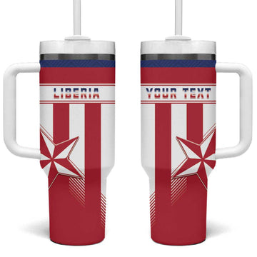 Custom Liberia Football Tumbler With Handle Sporty Style LT15