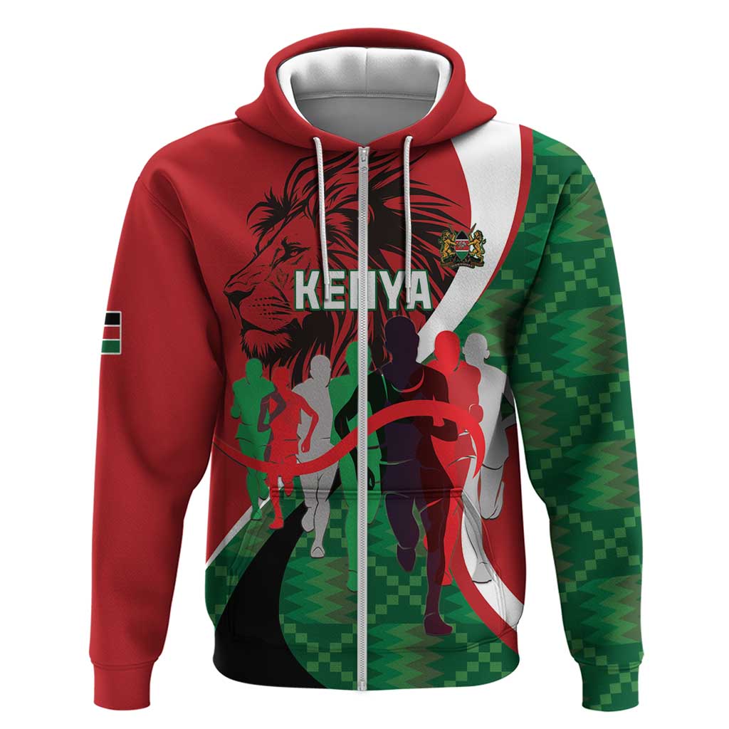 Personalised Athletics Kenya Hoodie We Are Champions LT15