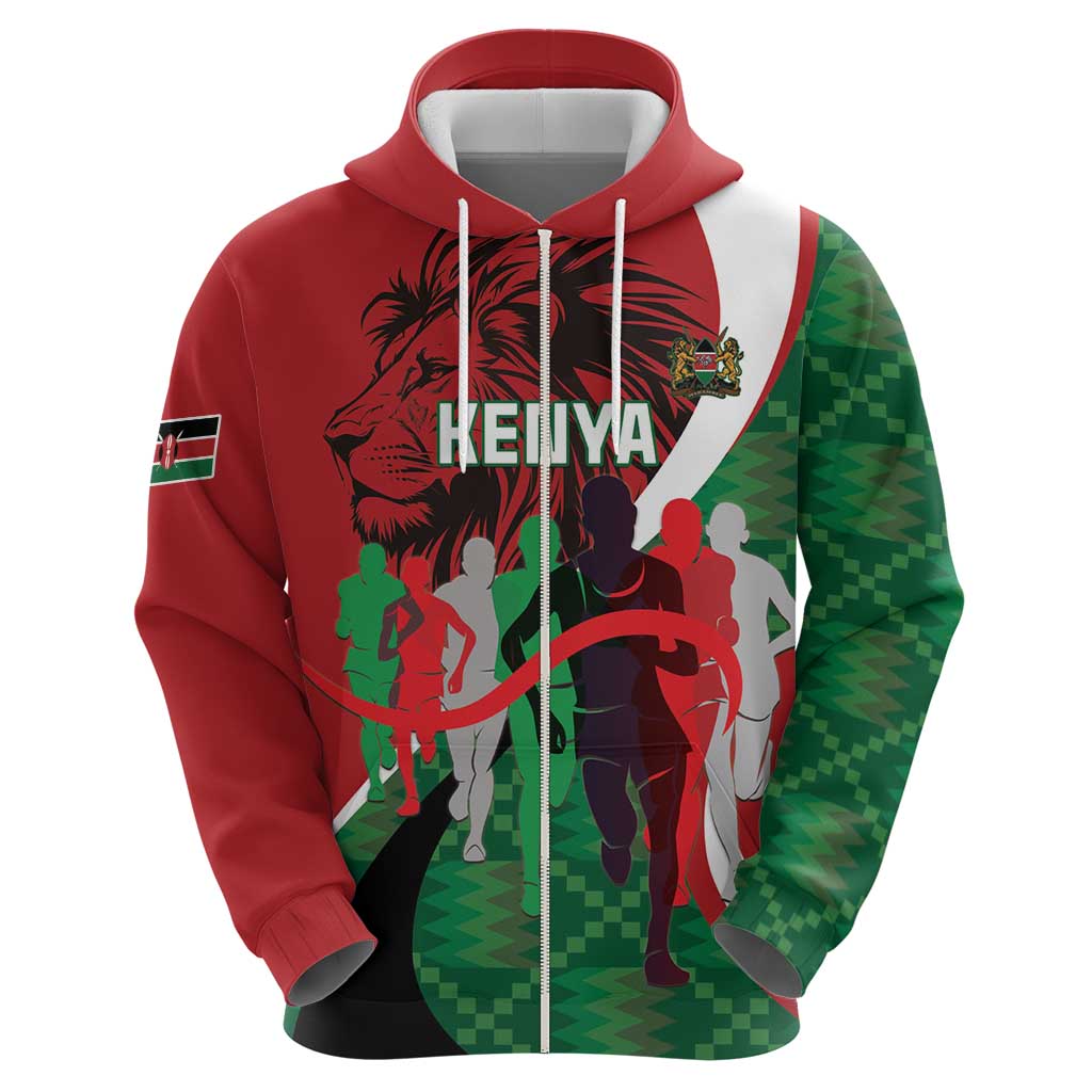 Personalised Athletics Kenya Hoodie We Are Champions LT15