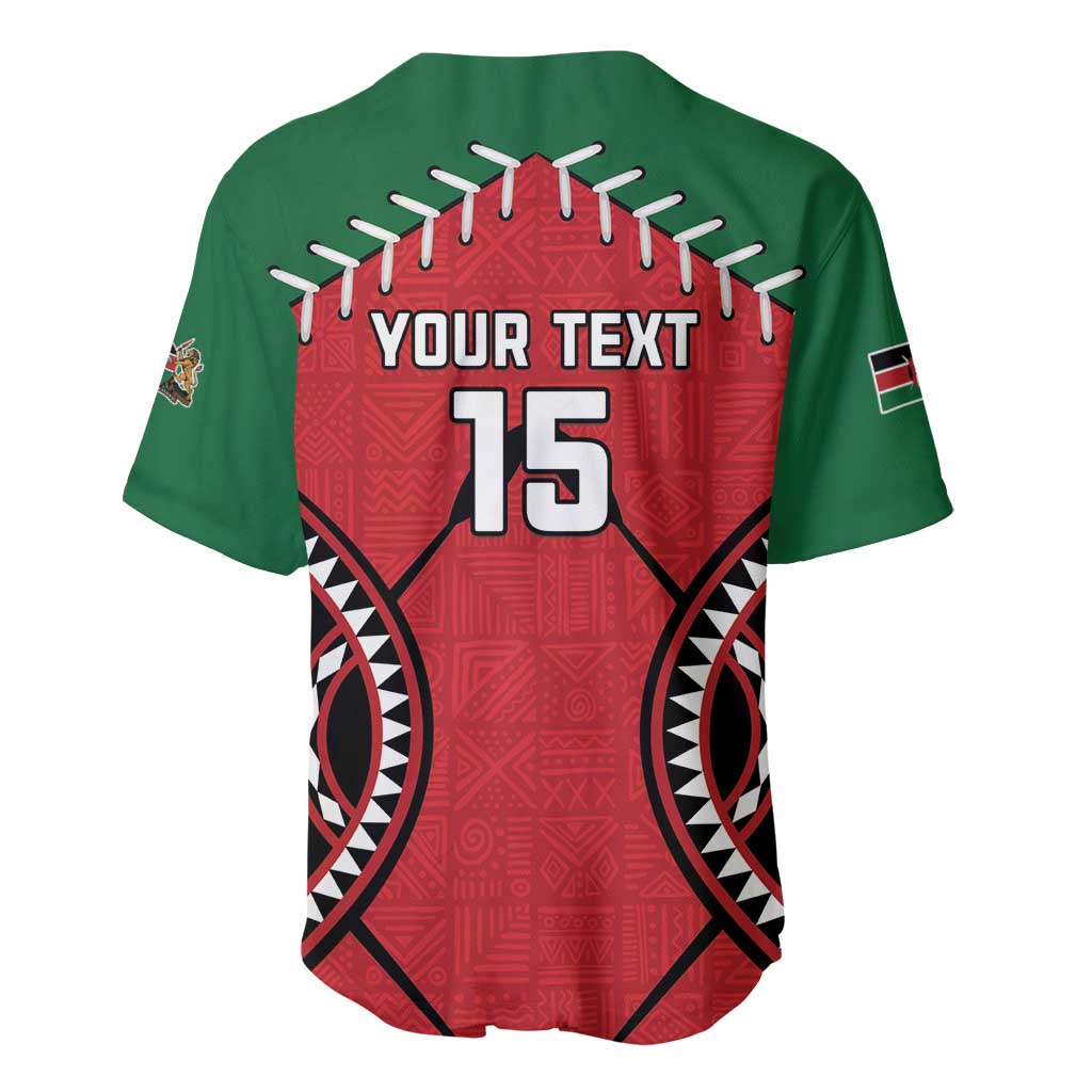 Custom Kenya Rugby Baseball Jersey We Are Simbas LT15