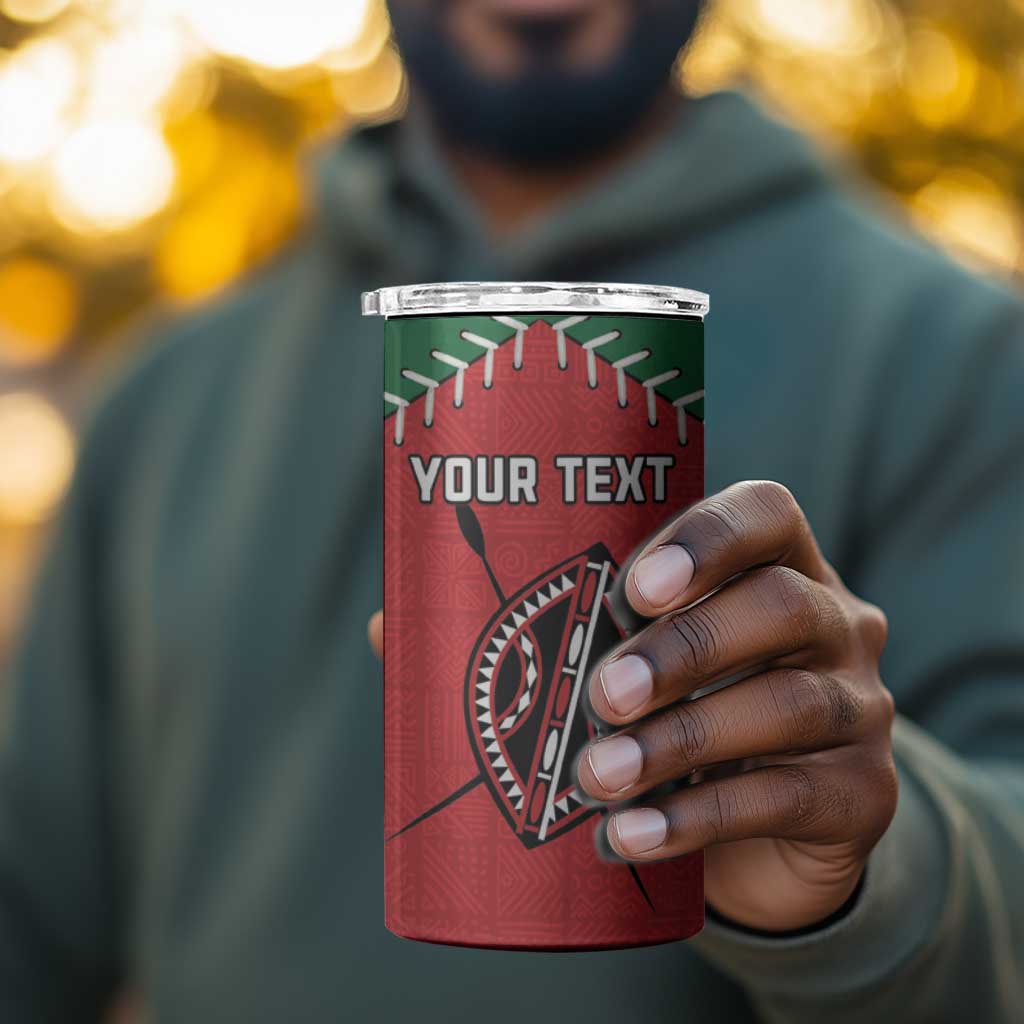 Custom Kenya Rugby 4 in 1 Can Cooler Tumbler We Are Simbas LT15