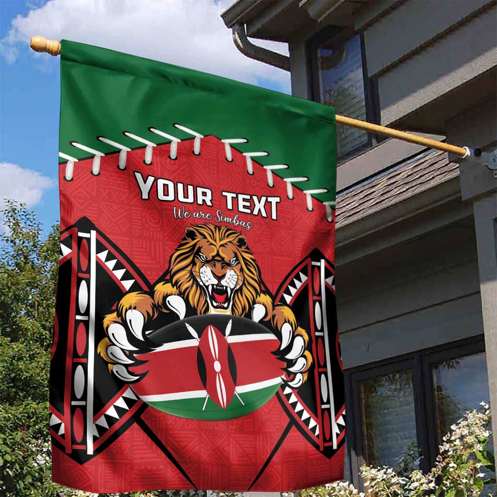 Custom Kenya Rugby Garden Flag We Are Simbas LT15