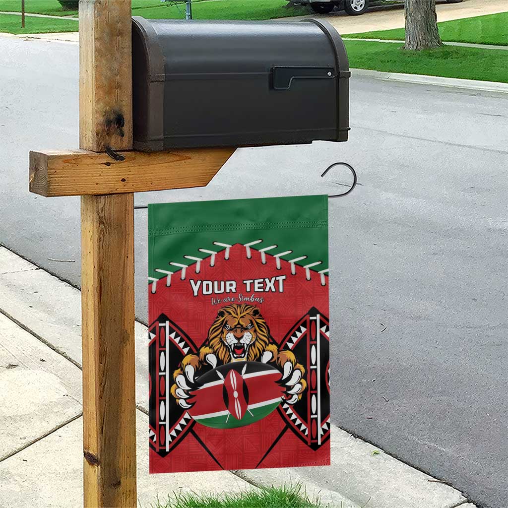Custom Kenya Rugby Garden Flag We Are Simbas LT15