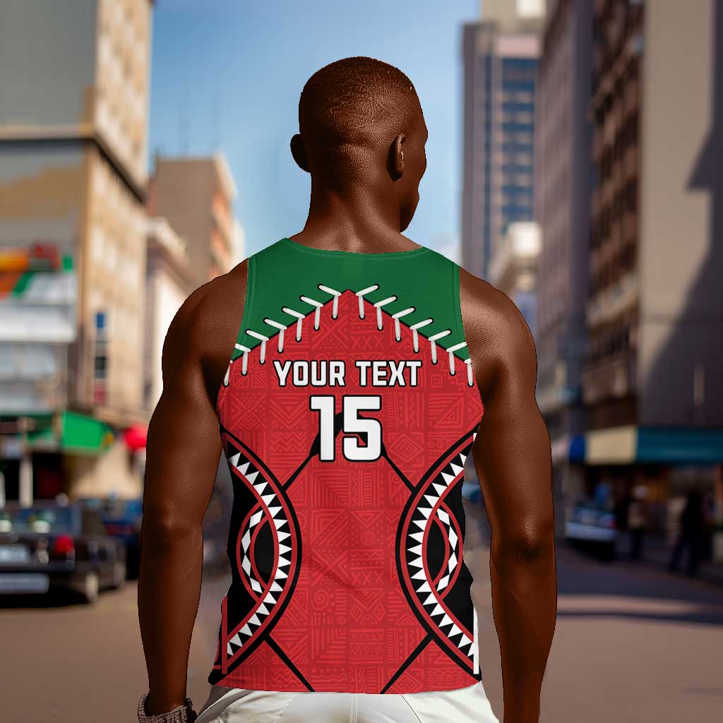Custom Kenya Rugby Men Tank Top We Are Simbas LT15