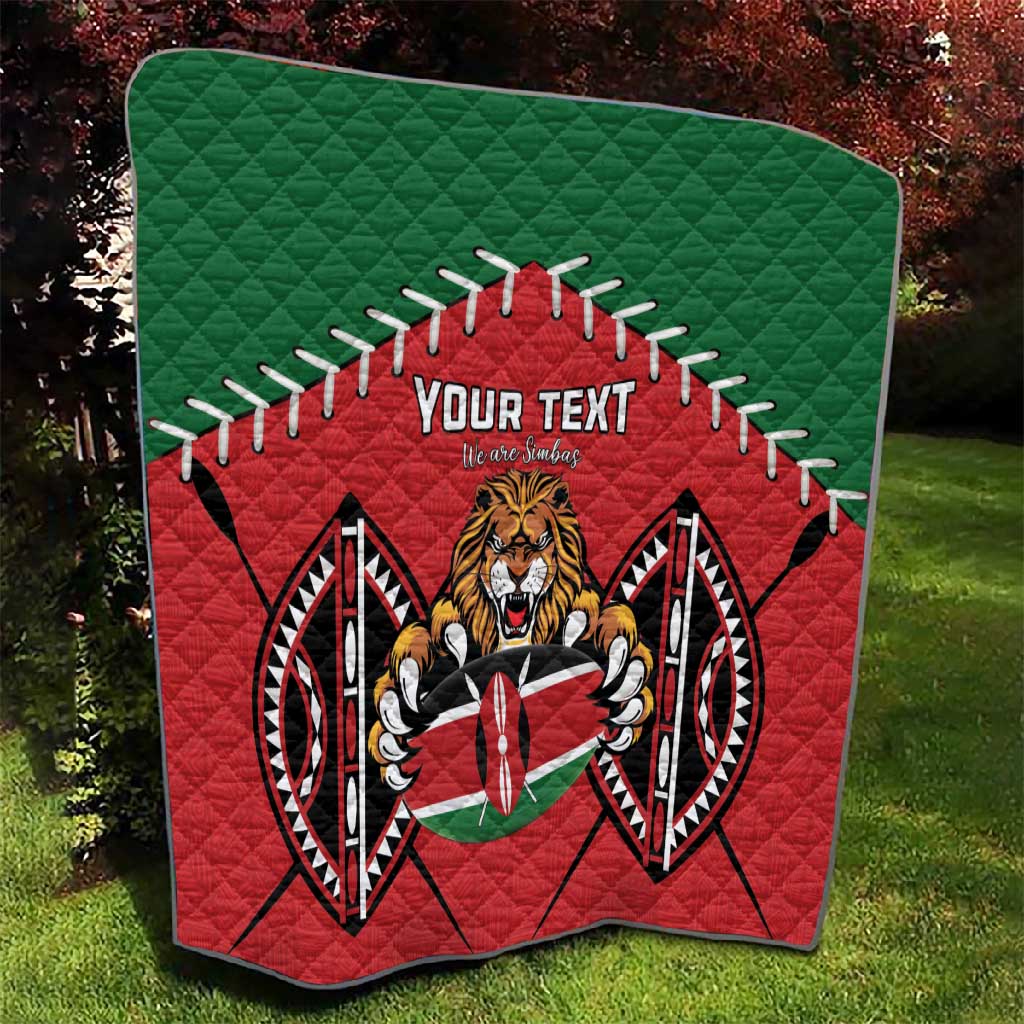 Custom Kenya Rugby Quilt We Are Simbas LT15