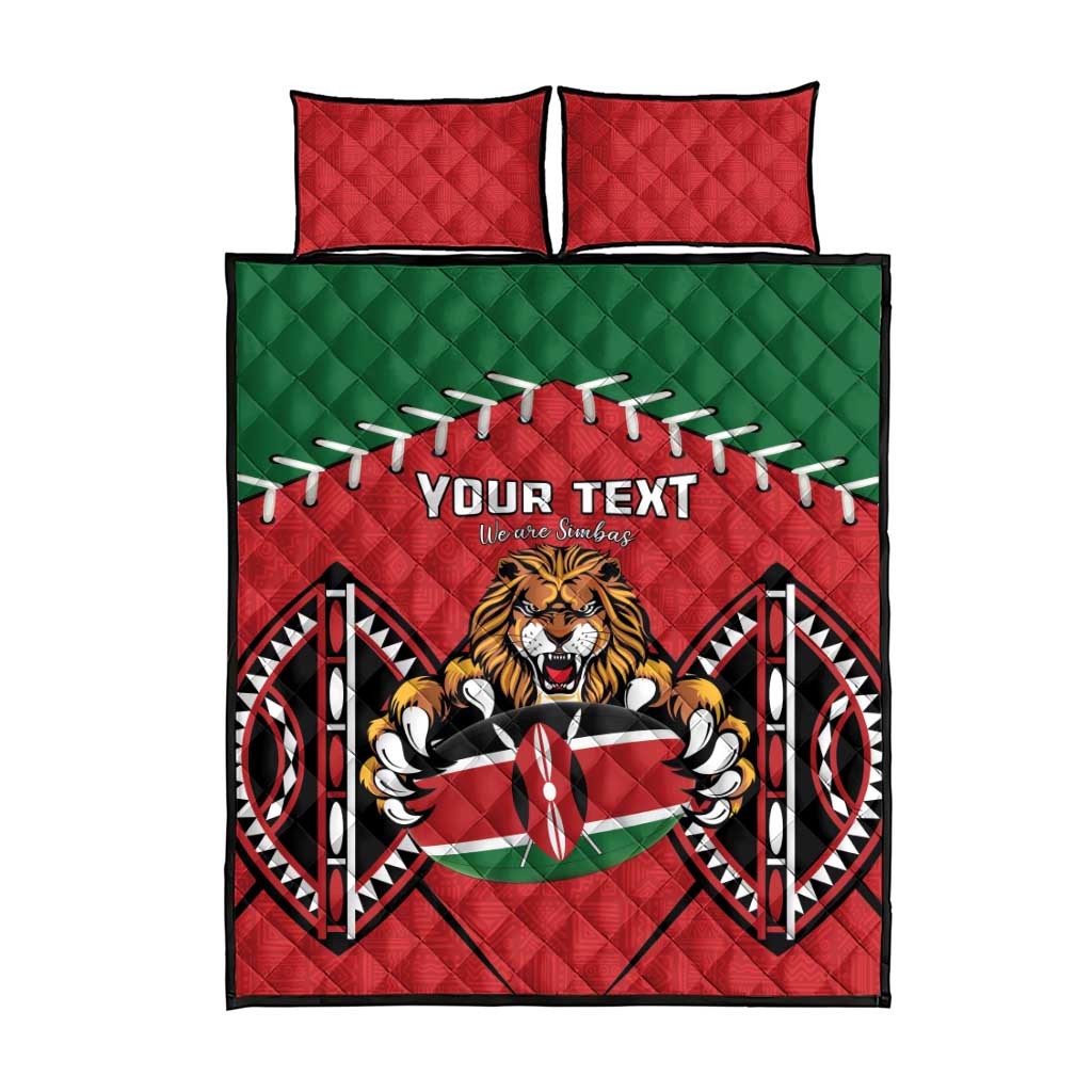 Custom Kenya Rugby Quilt Bed Set We Are Simbas LT15