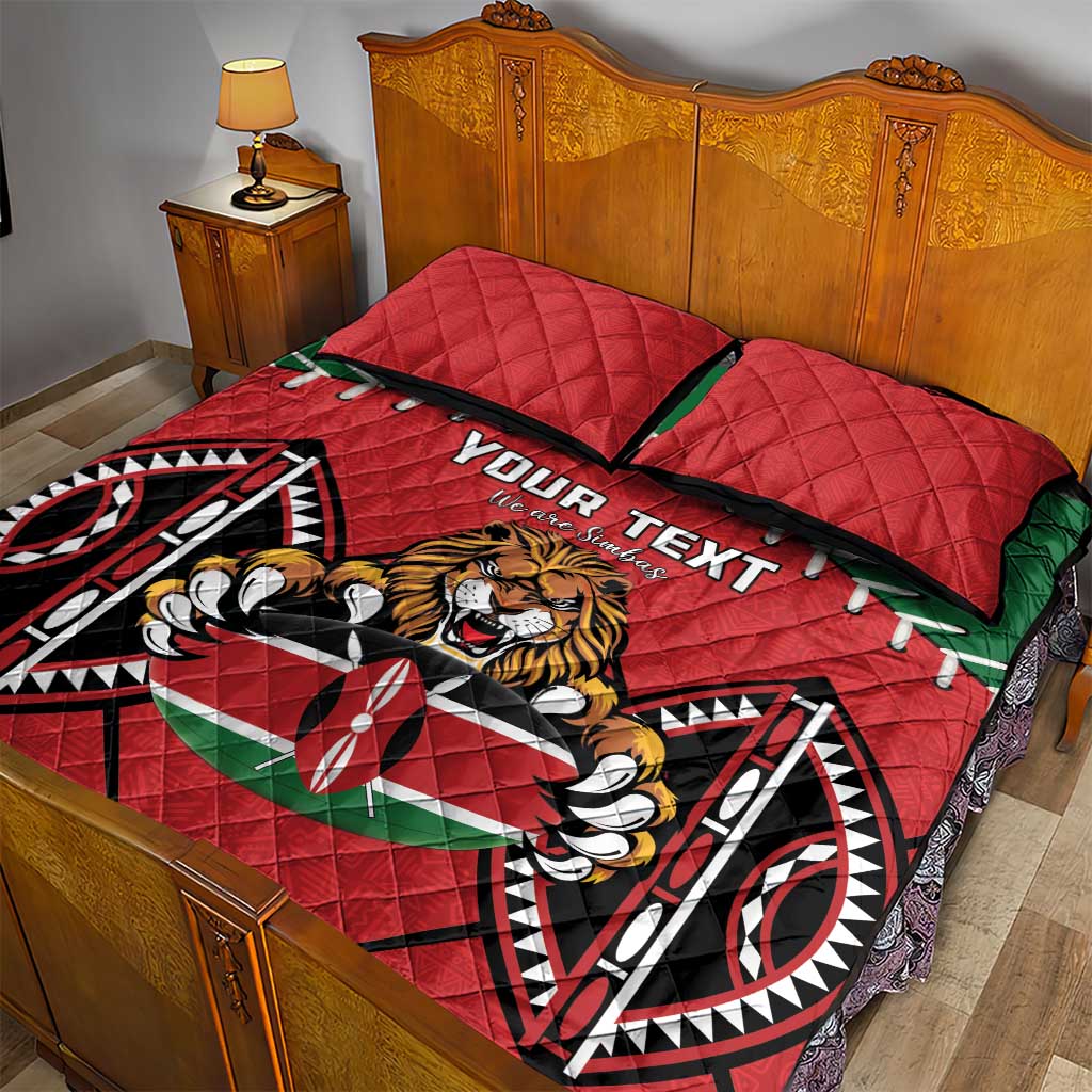 Custom Kenya Rugby Quilt Bed Set We Are Simbas LT15