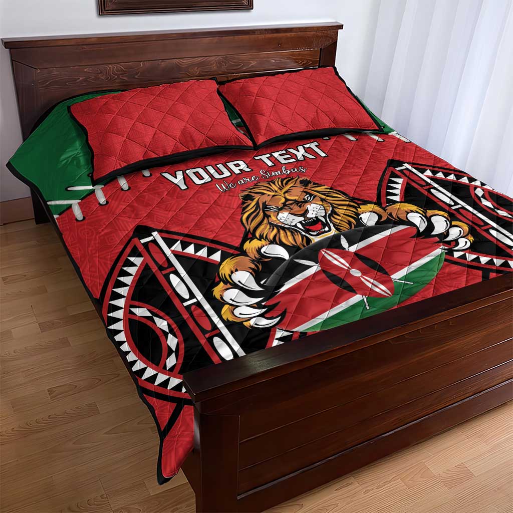 Custom Kenya Rugby Quilt Bed Set We Are Simbas LT15
