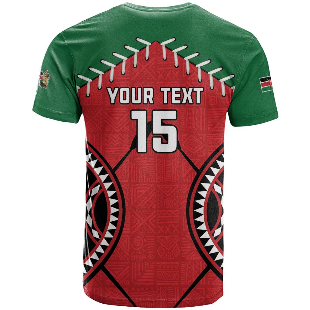 Custom Kenya Rugby T shirt We Are Simbas LT15