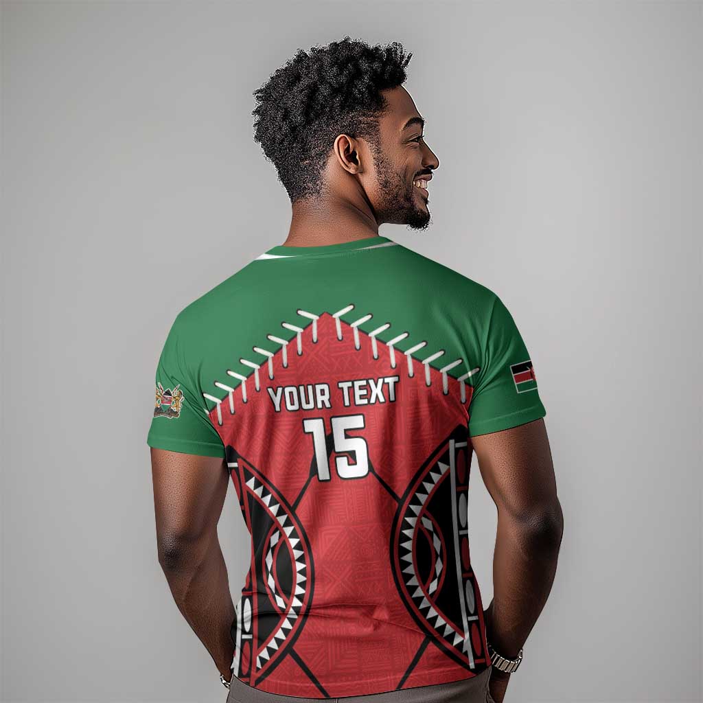Custom Kenya Rugby T shirt We Are Simbas LT15