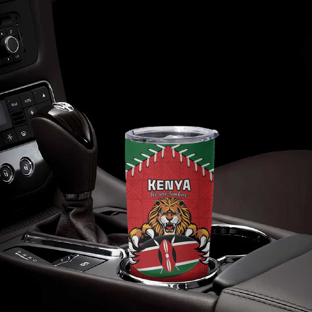 Custom Kenya Rugby Tumbler Cup We Are Simbas LT15