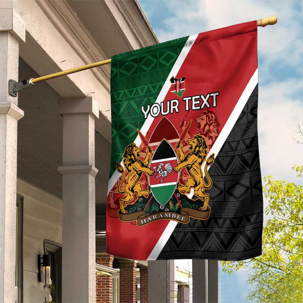 Personalised Kenya Garden Flag Flag Style - African Pattern LT15
