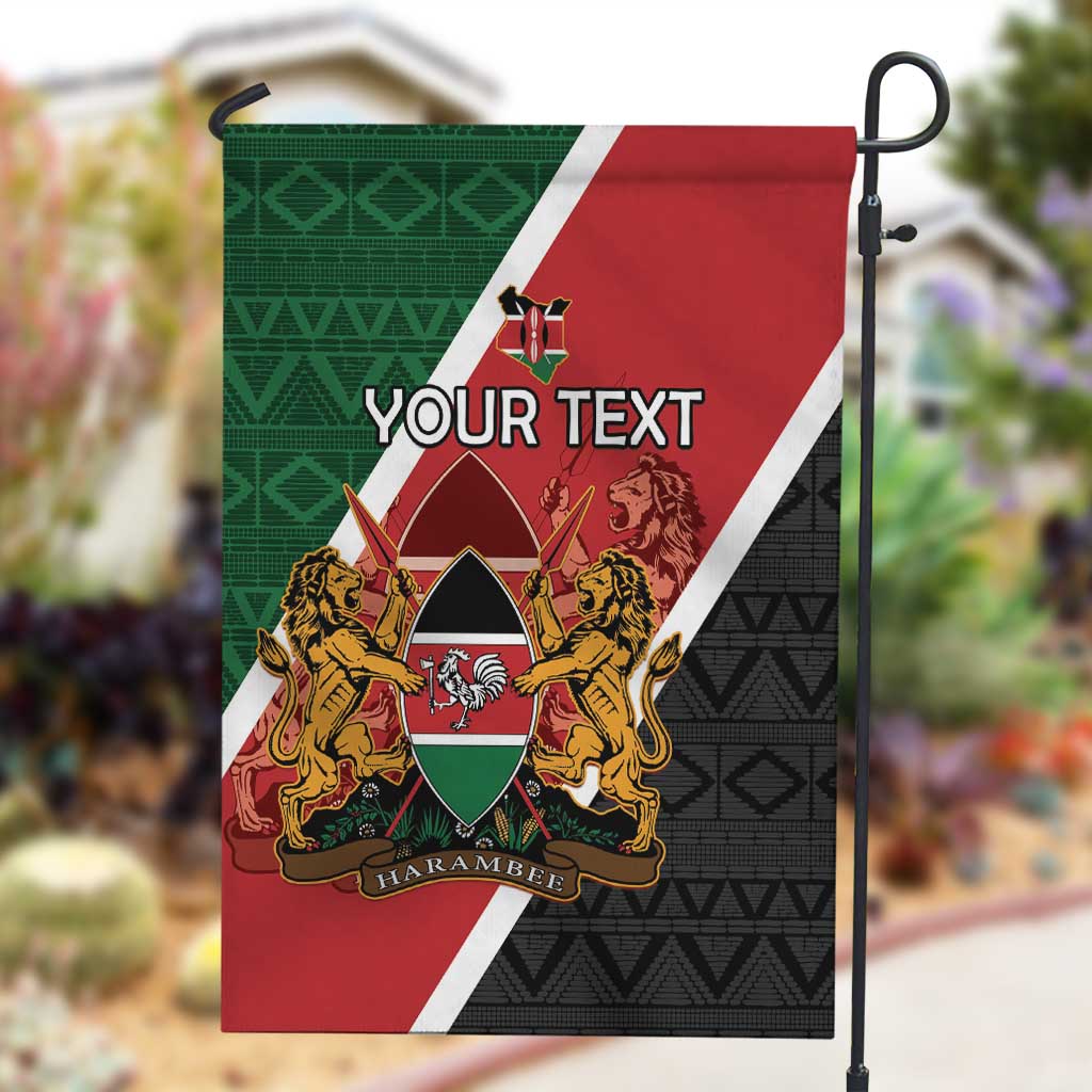 Personalised Kenya Garden Flag Flag Style - African Pattern LT15