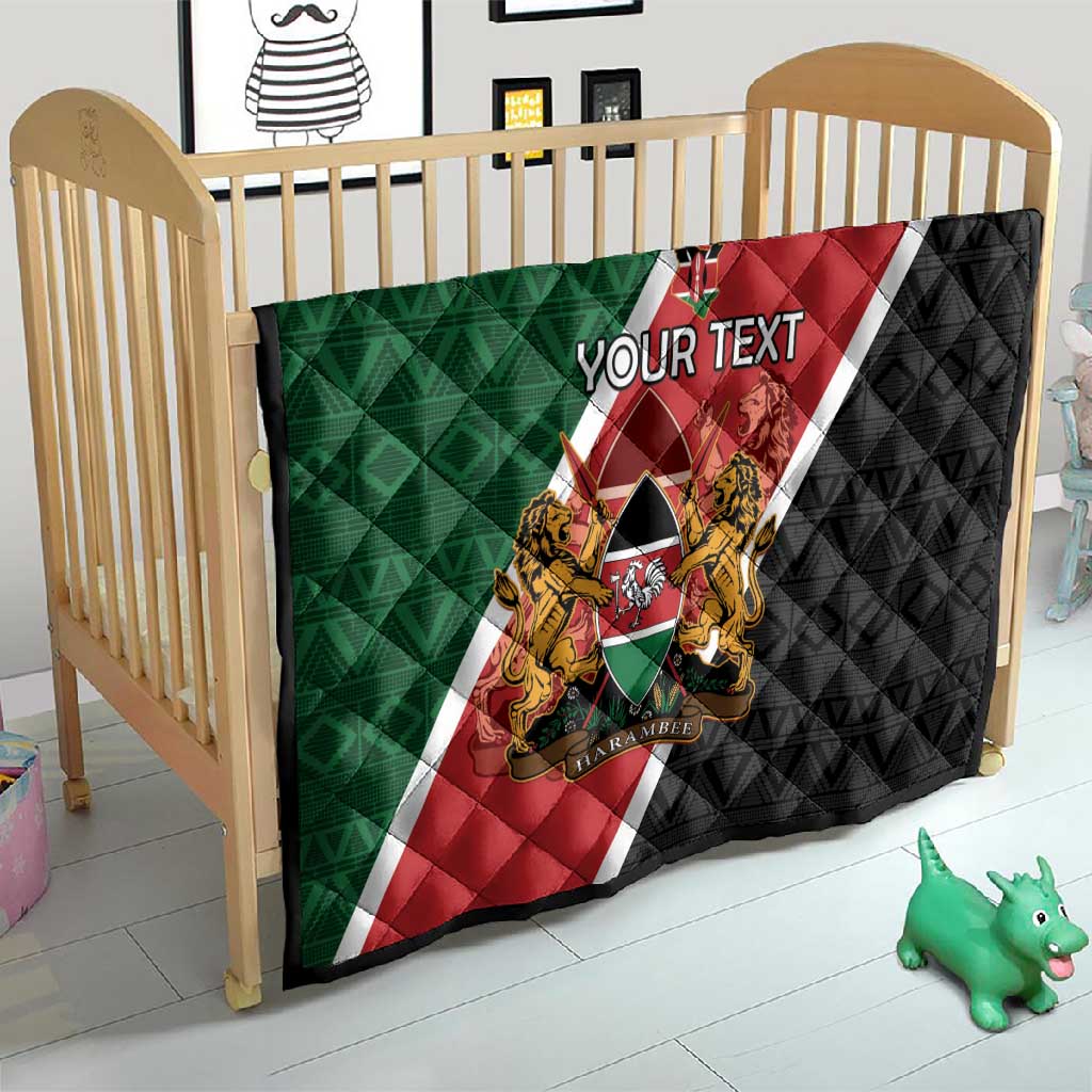 Personalised Kenya Quilt Flag Style - African Pattern LT15