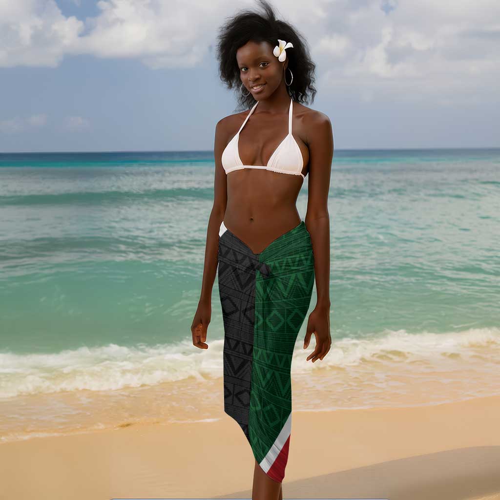 Personalised Kenya Sarong Flag Style - African Pattern LT15