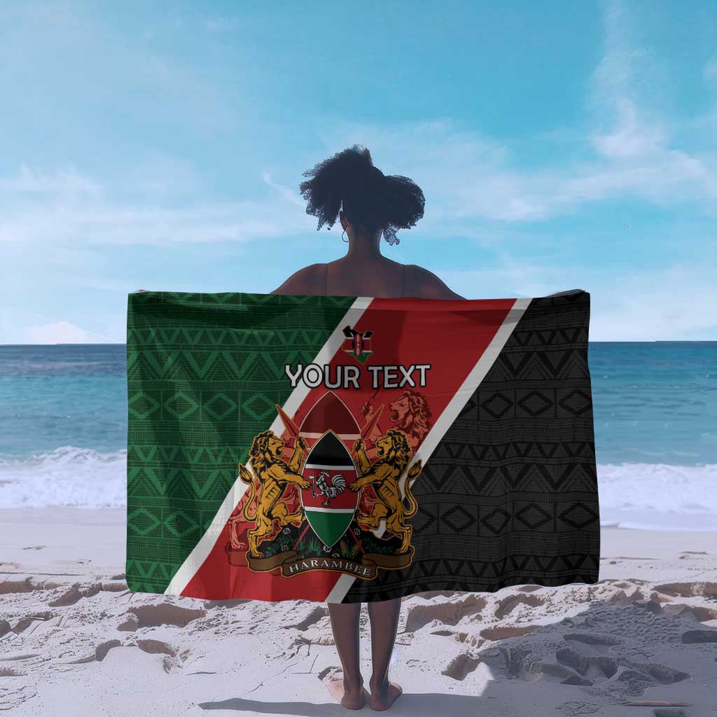 Personalised Kenya Sarong Flag Style - African Pattern LT15