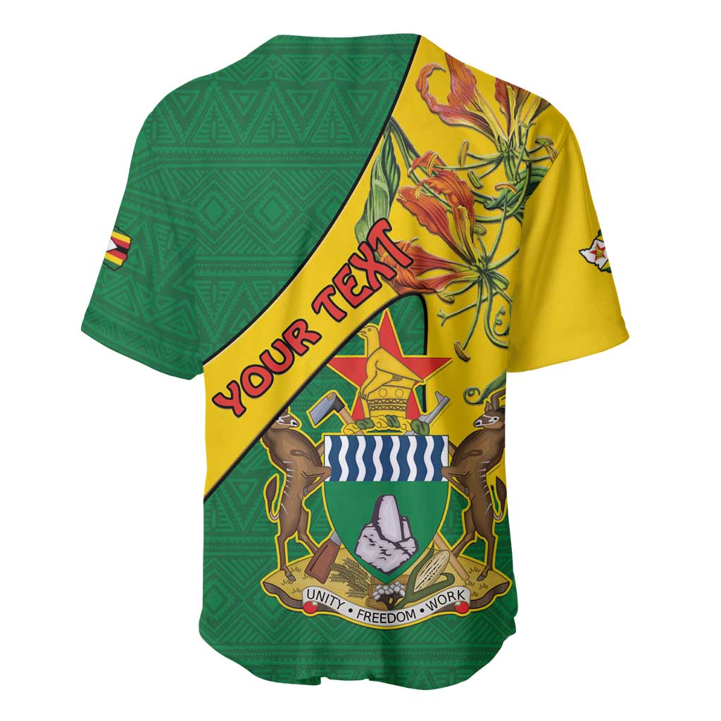 Personalised Proudly Zimbabwe Baseball Jersey Happy Independence Day LT15