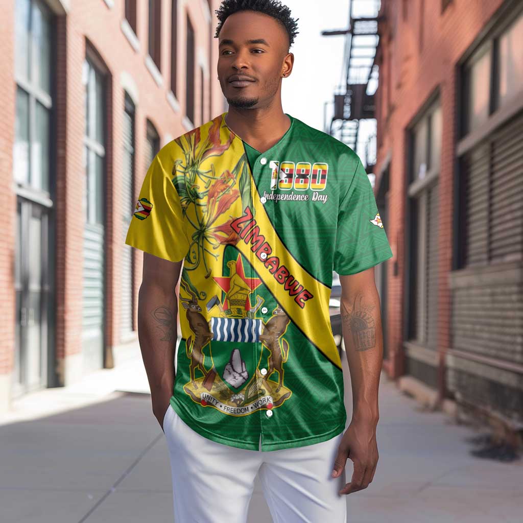 Personalised Proudly Zimbabwe Baseball Jersey Happy Independence Day LT15